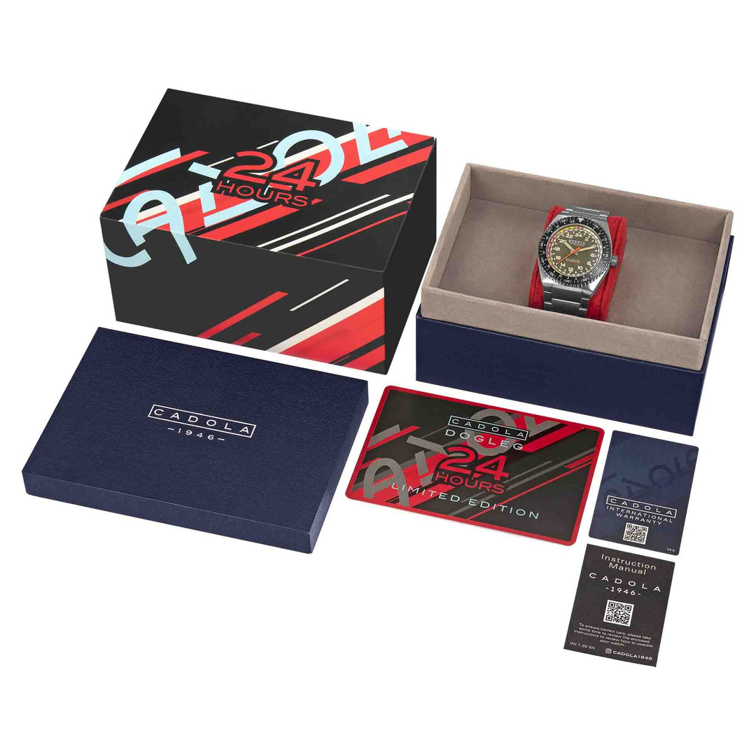 Cadola Dog Leg Automatic Green | Watches.com