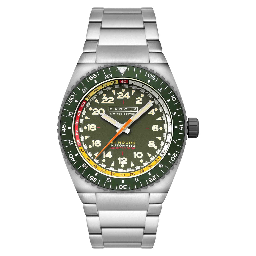 Cadola Dog Leg Automatic Green | Watches.com