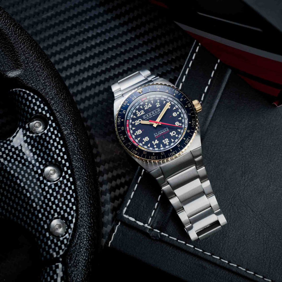 Cadola Dog Leg Automatic Royal Blue | Watches.com