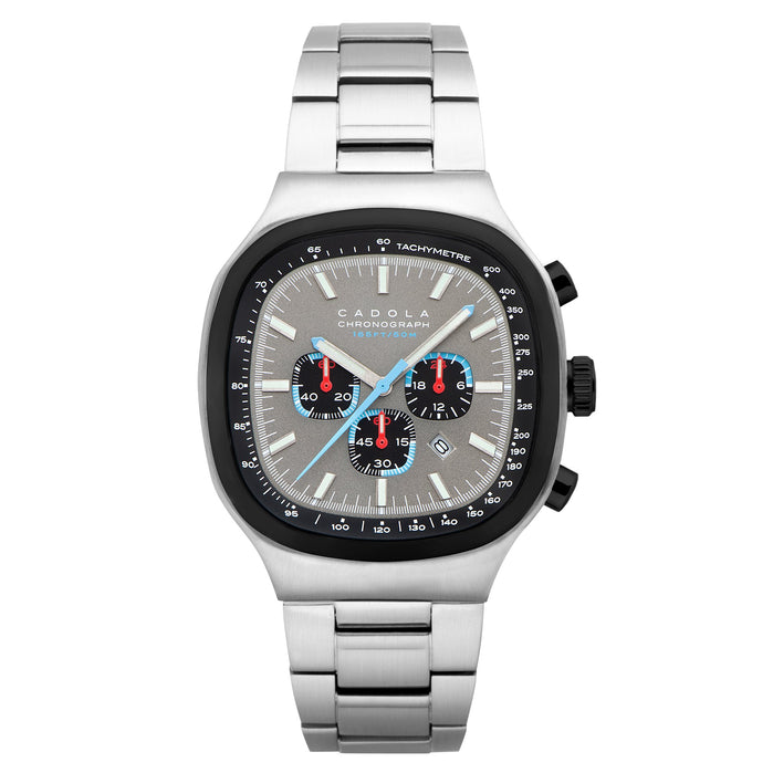 Cadola Hulme Chronograph Steel Grey angled shot picture