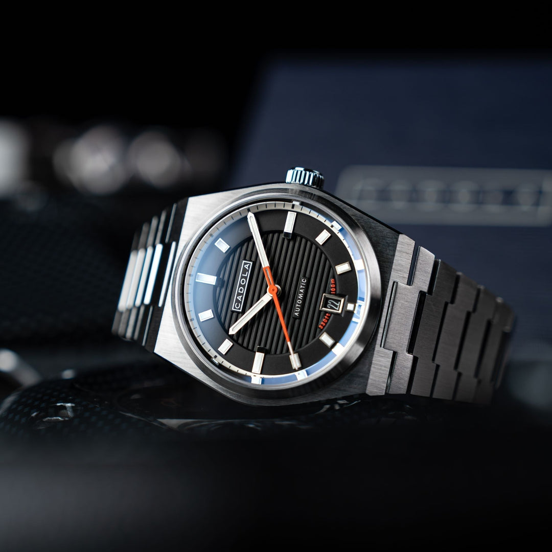 Cadola Lydden Hill Automatic Piston Black | Watches.com
