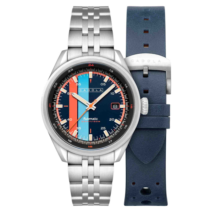 Cadola Pista Automatic Denim Blue angled shot picture