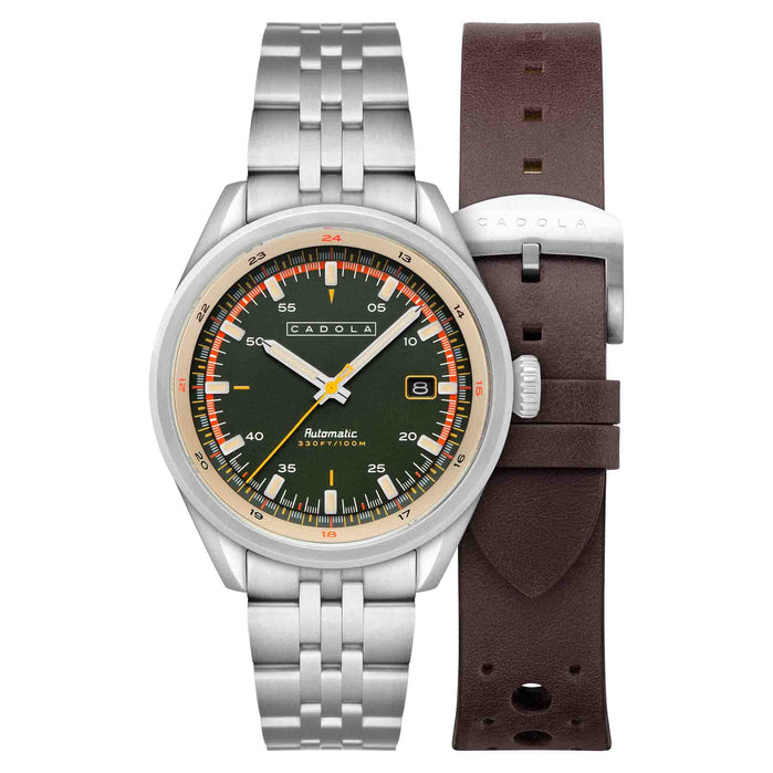 Cadola Pista Automatic Forest Green angled shot picture