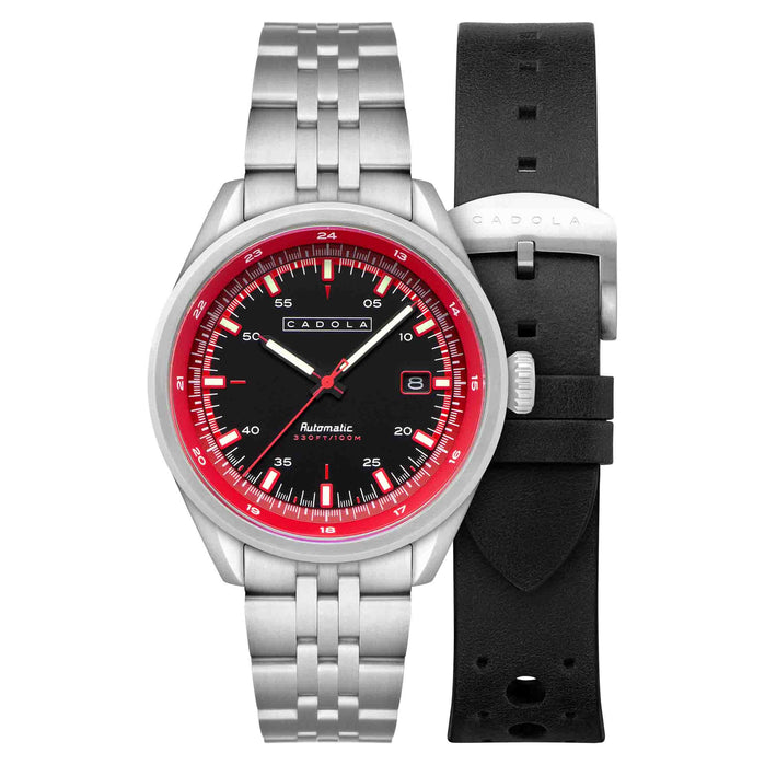 Cadola Pista Automatic Red Black angled shot picture