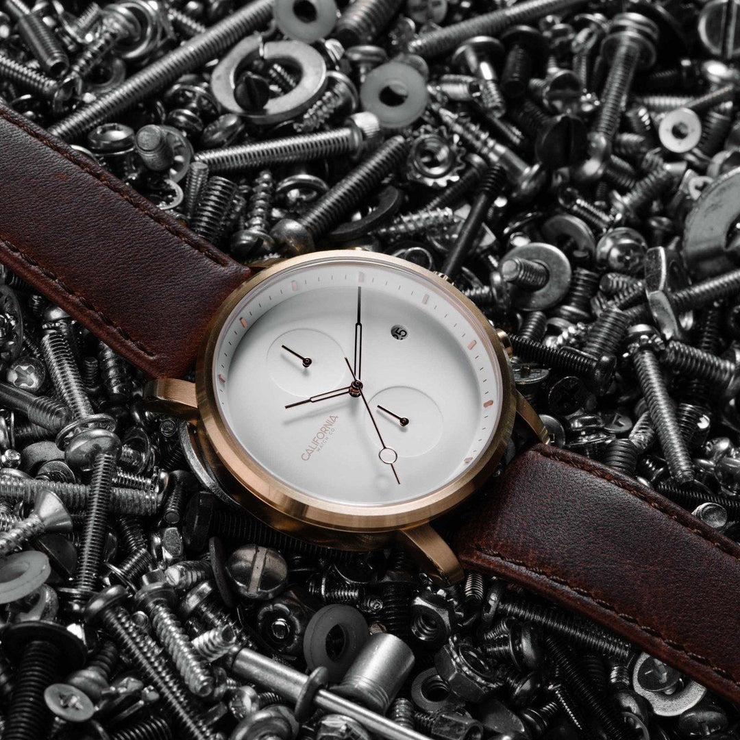 California Watch Co. Golden Gate Chrono Leather Rose Gold  display picture 2