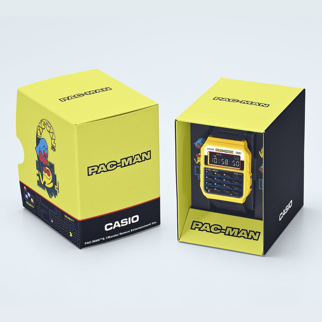 Casio Standard CA53W Pac-Man Anniversary Digital Yellow | Watches.com