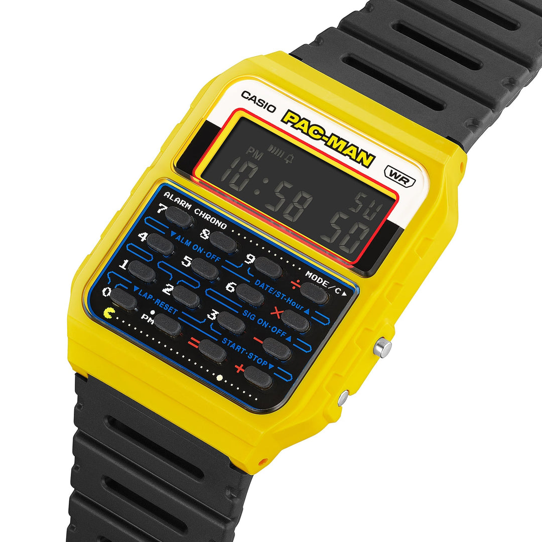 CASIO PAC-MAN CA-53W イエロー casio-standard-ca53w-pac-man-