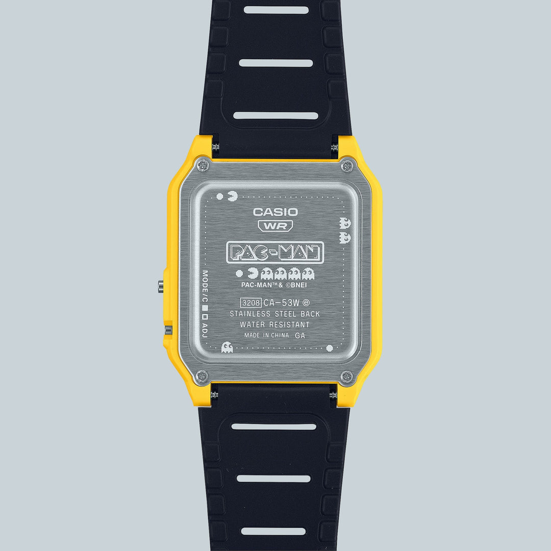 Casio Standard CA53W Pac-Man Anniversary Digital Yellow | Watches.com