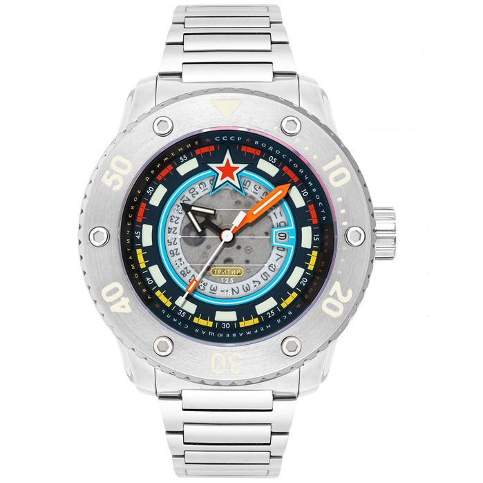 CCCP Naval Kondor Tritium Automatic Blue Limited Edition angled shot picture
