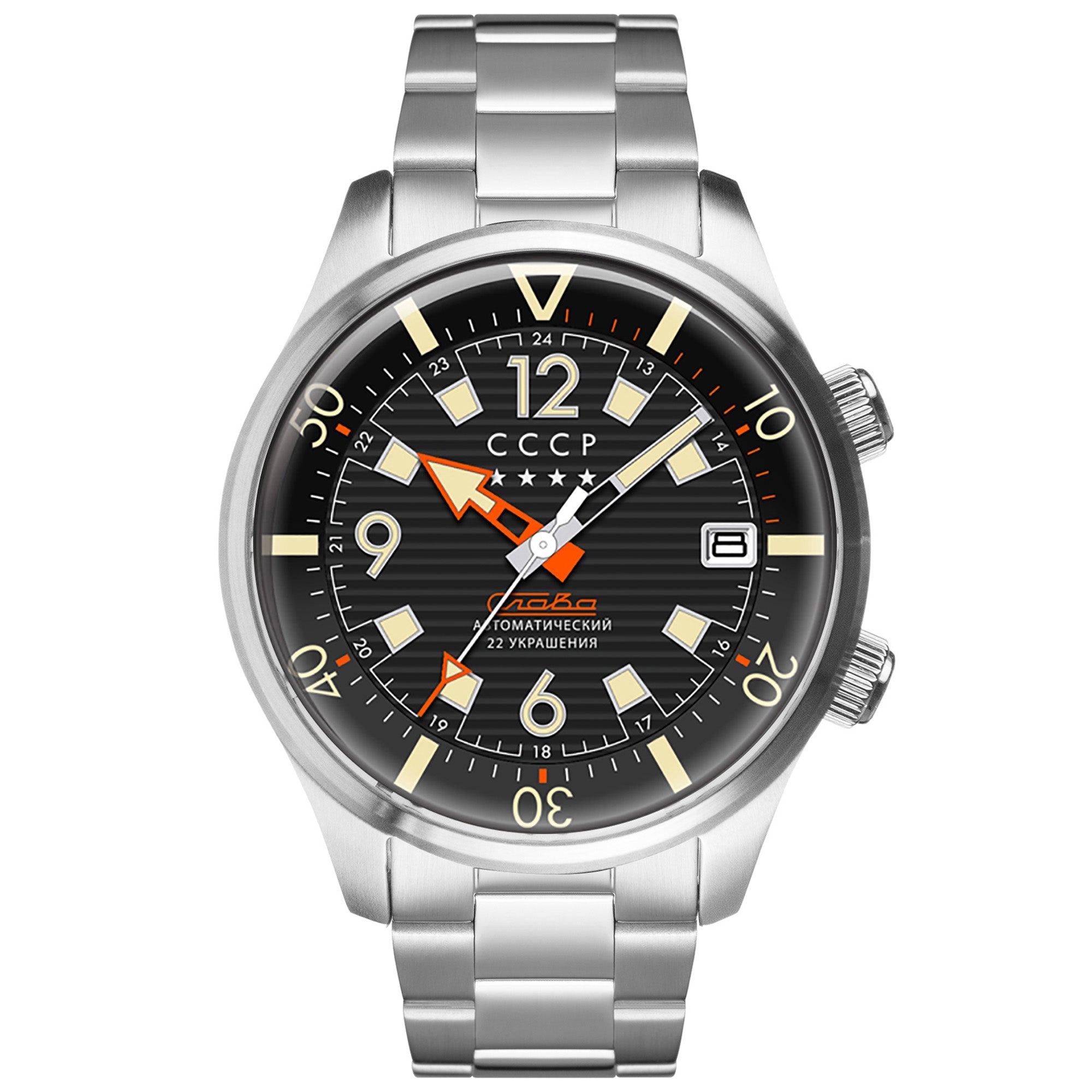 CCCP Spetsnaz Automatic SS Black – Watches.com