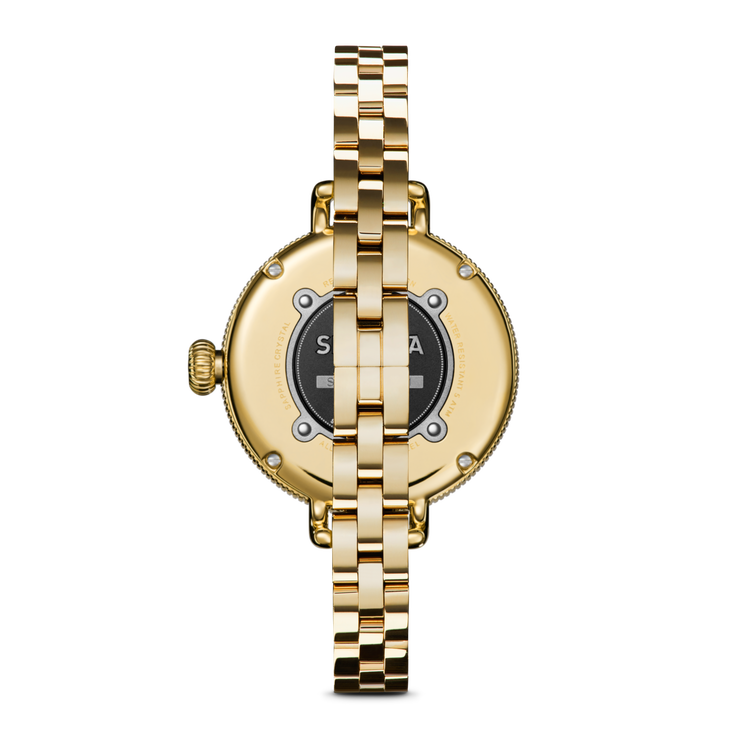 Shinola Birdy 34mm Gold Flake