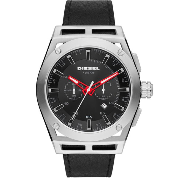 ノリ様 DIESEL Diesel DZ4543 Timeframe Chrono Silver Black | Watches.com