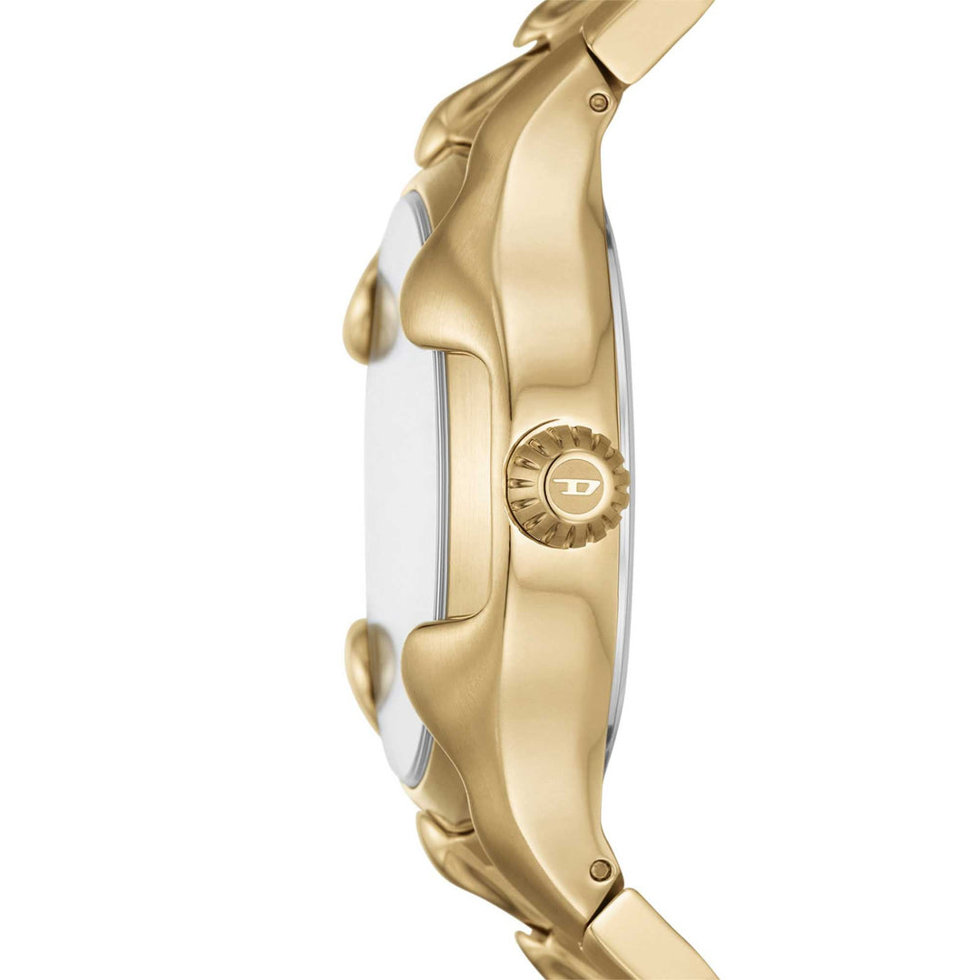 Diesel Vert Three-Hand Date Gold SS | Watches.com