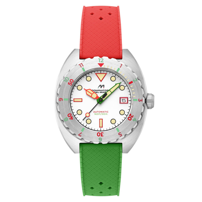 Dominatore Del Mare Amalfi Automatic Candy Cane White angled shot picture