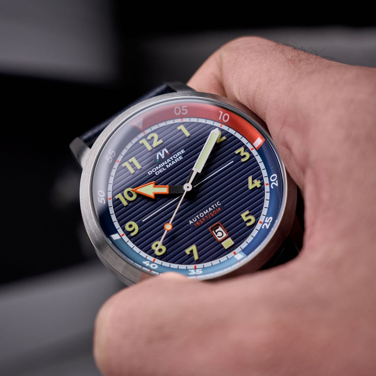 Dominatore Del Mare Camogli Automatic Cadillac Blue - Watches.com - DD - 8025 - 02