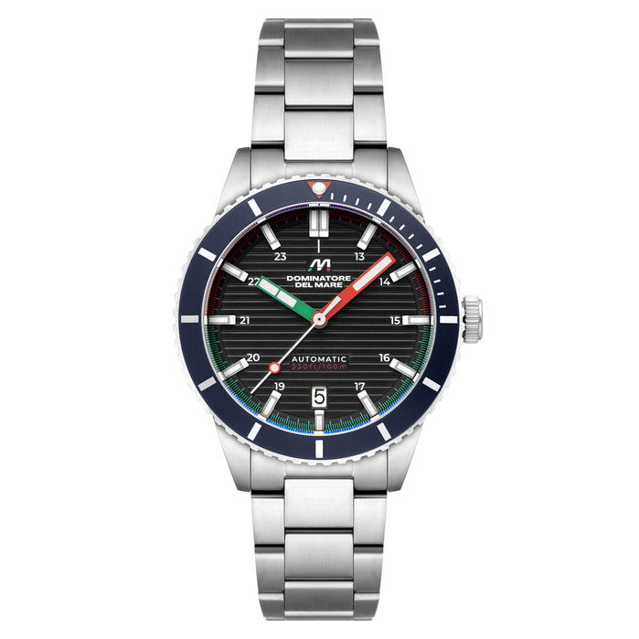 Dominatore Del Mare Scilla Automatic Granite Black angled shot picture