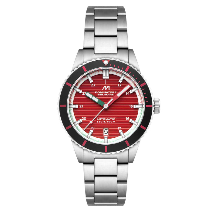 Dominatore Del Mare Scilla Automatic Merlot Red angled shot picture