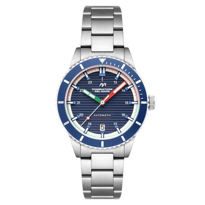 Dominatore Del Mare Scilla Automatic Oxford Blue angled shot picture