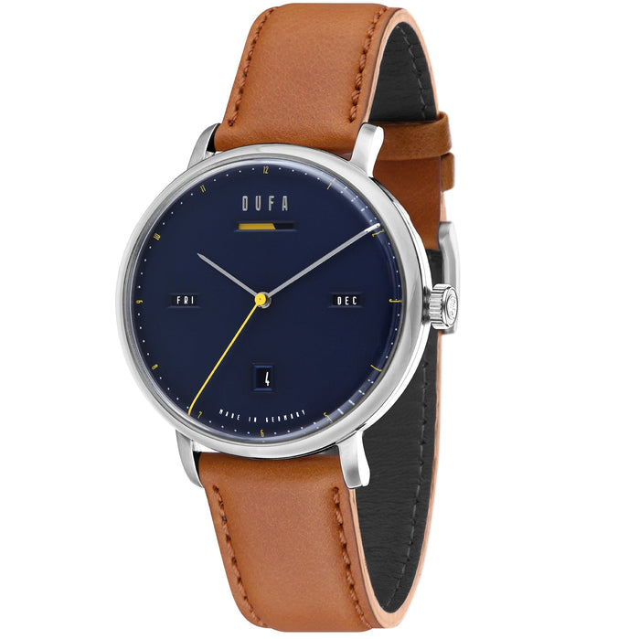 DuFa Aalto Power Reserve Automatic Blue angled shot picture