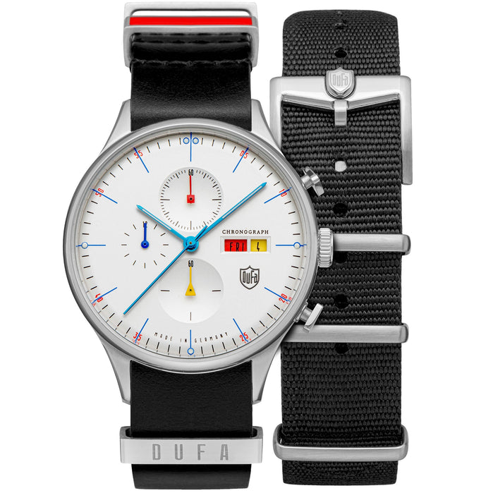 DuFa Van Der Rohe Barcelona Chrono Elements angled shot picture