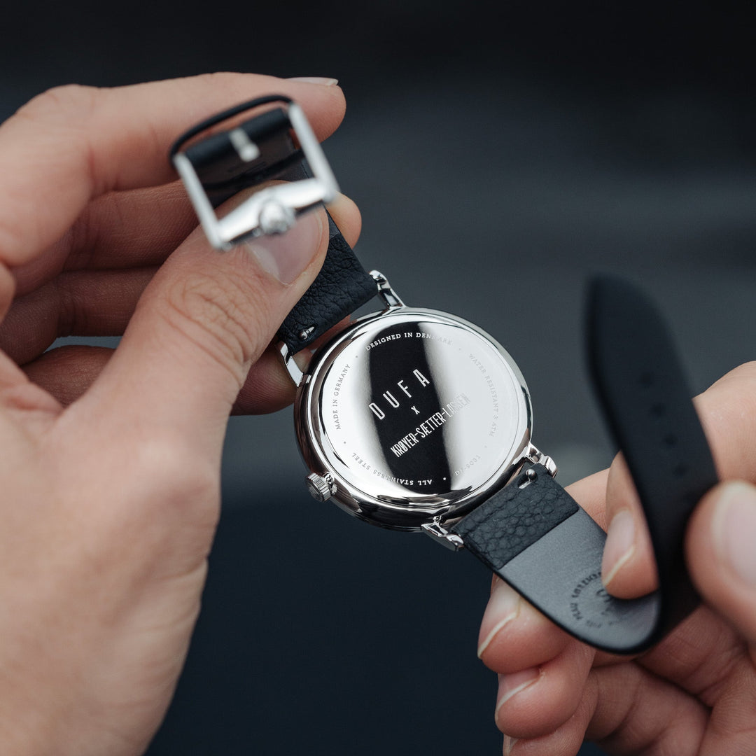 DuFa X Kroyer Saetter Lassen Silver White – Watches.com