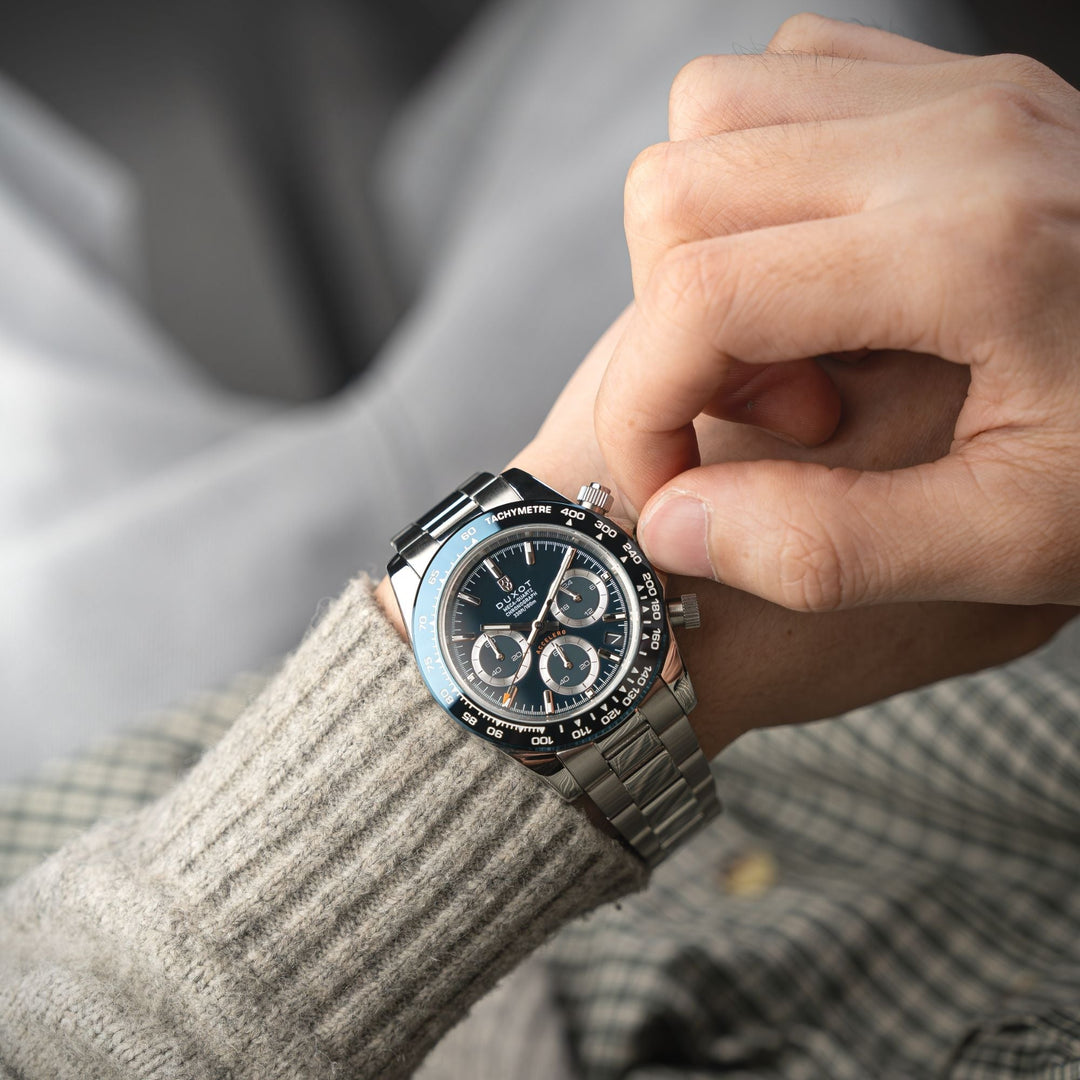 Duxot Accelero Chronograph Cambridge Blue – Watches.com