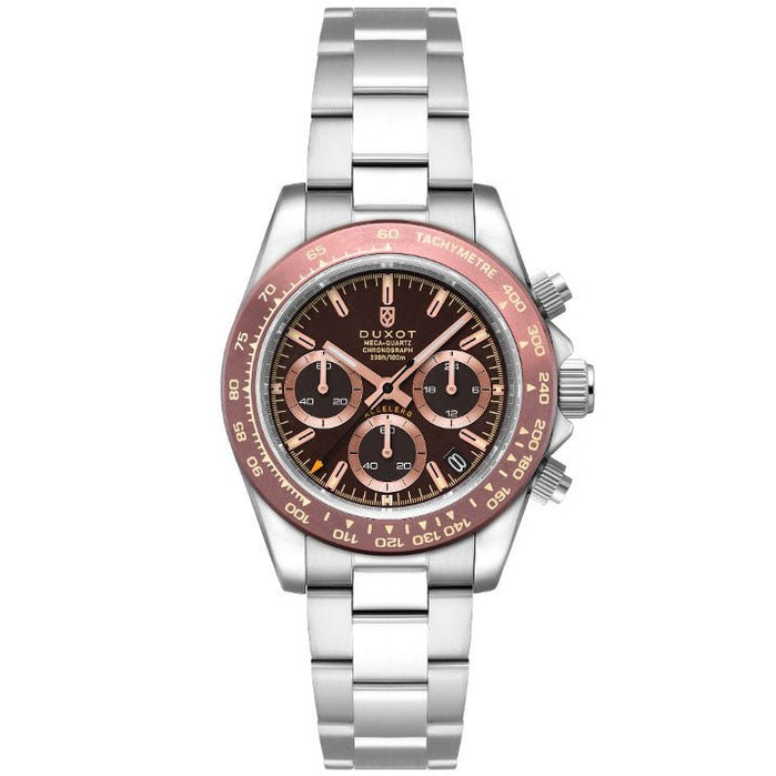 Duxot Accelero Chronograph Chestnut Brown angled shot picture