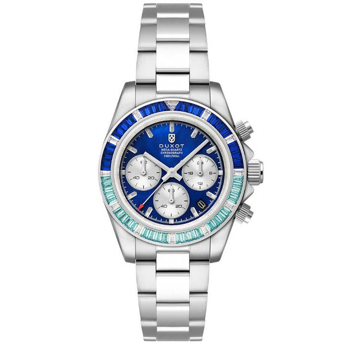 Duxot Accelero Rainbow Chronograph Pearl Blue angled shot picture
