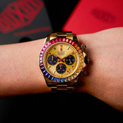 Duxot Accelero Rainbow Chronograph Sunray Gold - Watches.com - DX - 2064 - 44