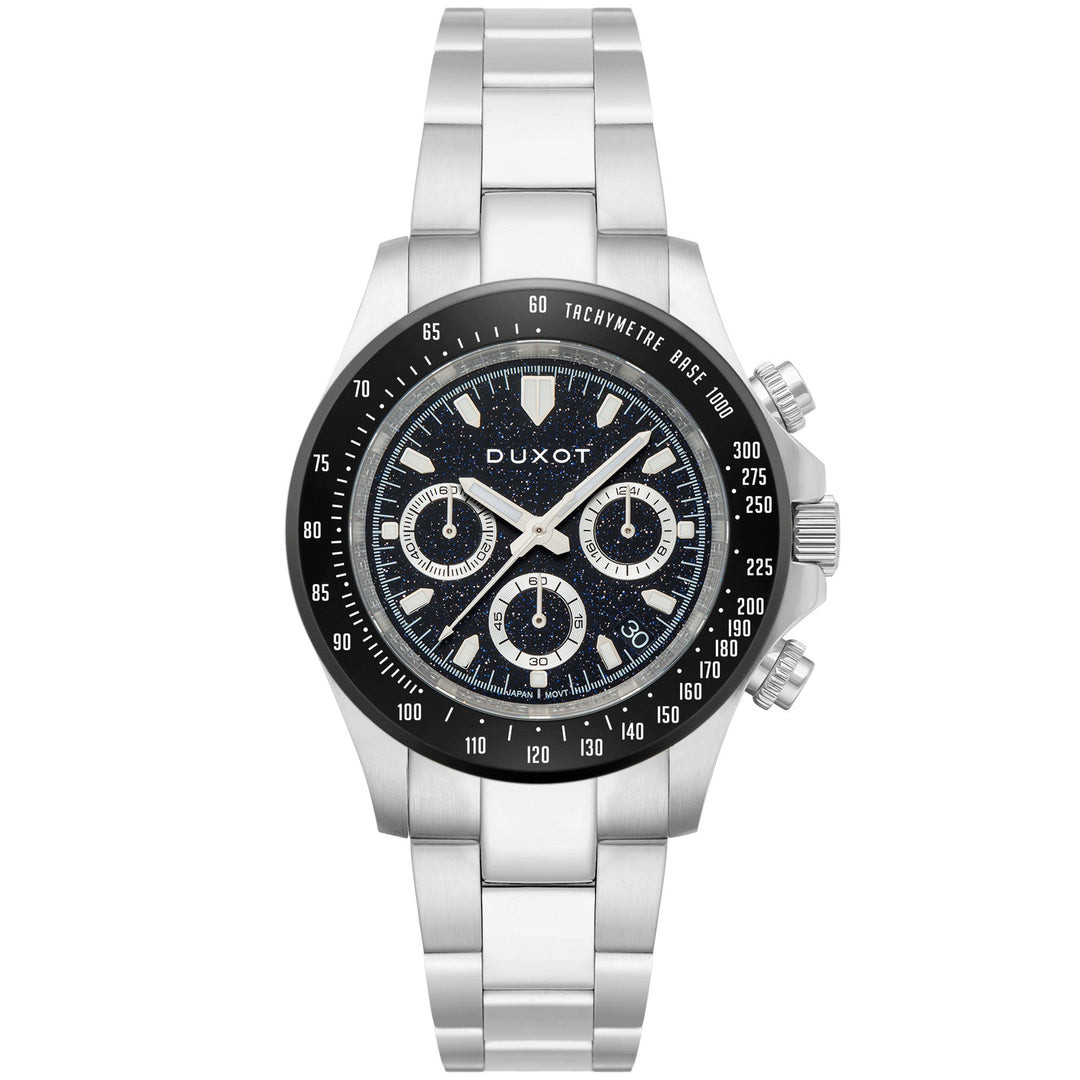 Duxot Atlantica Rainbow Diver Chronograph Blue Sandstone SS