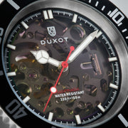 Duxot Atlantica Skeleton Automatic Black Steel - Watches.com - DX - 2067 - 11