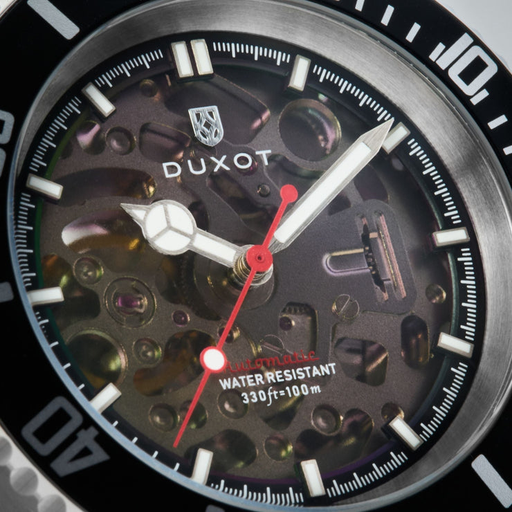 Duxot Atlantica Skeleton Automatic Black Steel - Watches.com - DX - 2067 - 11