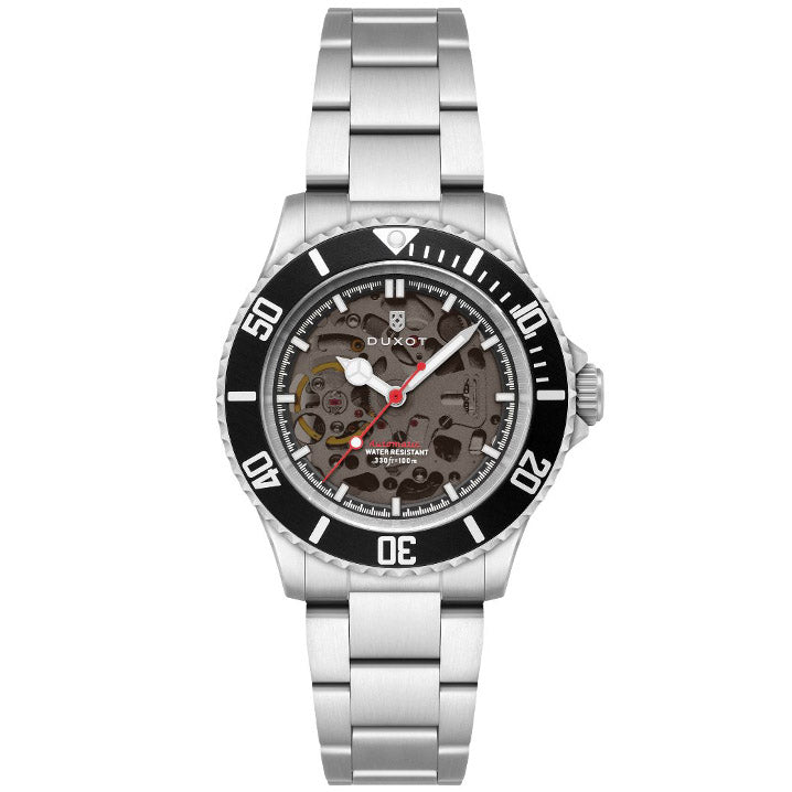 Duxot Atlantica Skeleton Automatic Black Steel - Watches.com - DX - 2067 - 11