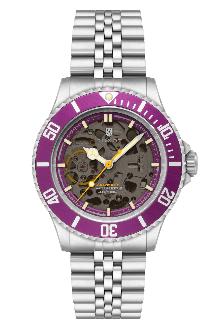 Duxot Atlantica Skeleton Automatic Sunset Purple – Watches.com