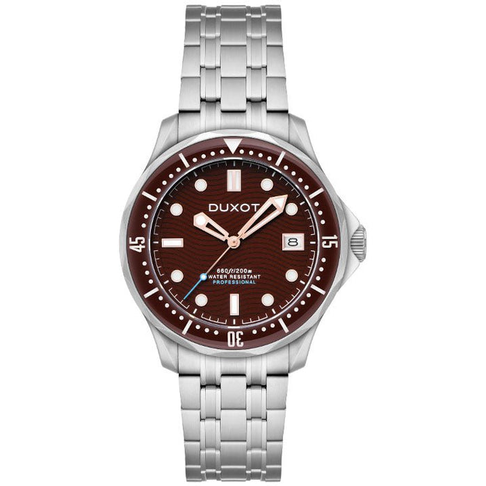 Duxot Henri Diver Automatic Deep Brown angled shot picture