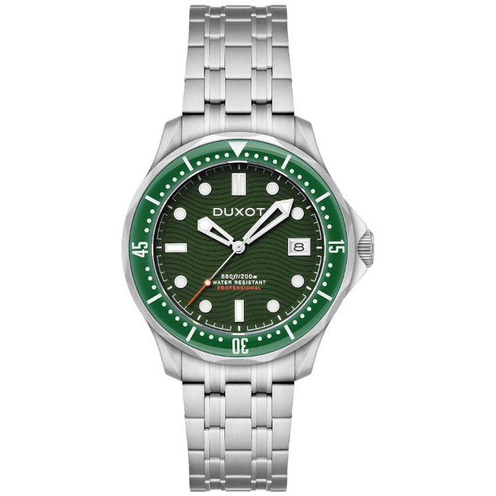 Duxot Henri Diver Automatic Elite Green angled shot picture
