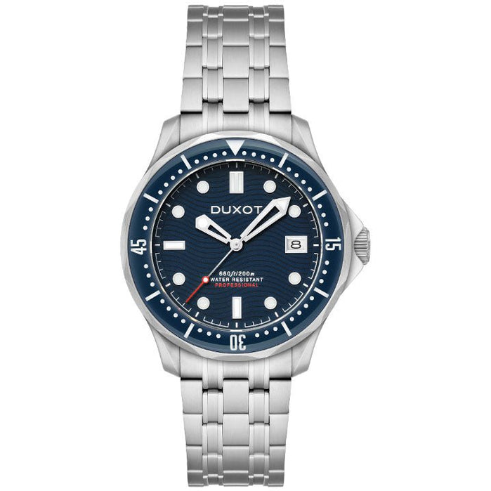 Duxot Henri Diver Automatic Presidential Blue angled shot picture