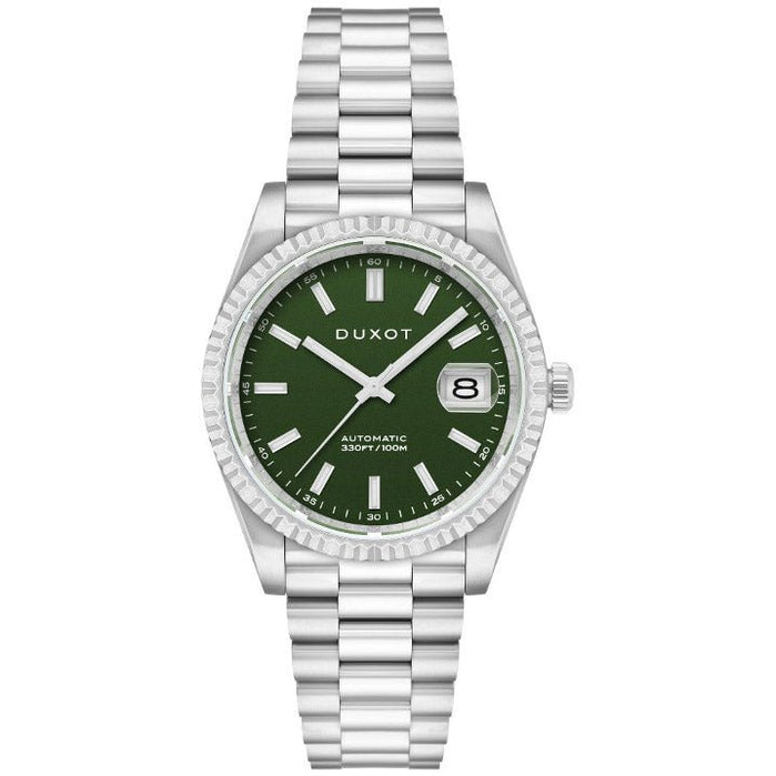 Duxot Marcel Automatic Jade Green angled shot picture