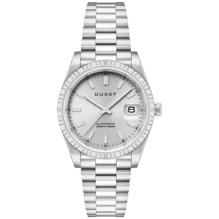 Duxot Marcel Automatic Sunray Silver angled shot picture