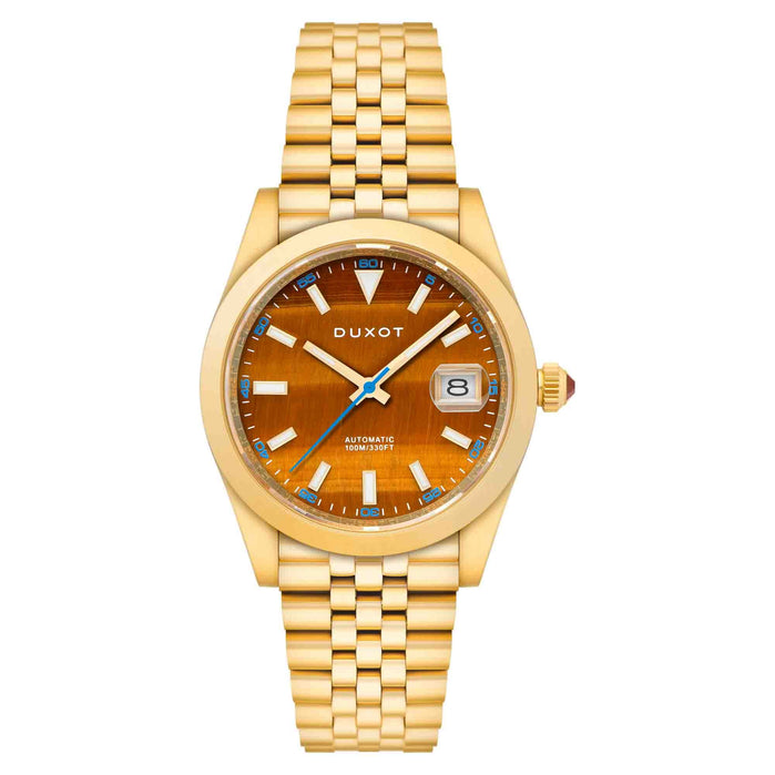 Duxot Vezeto Automatic Tiger Eye Limited Edition angled shot picture