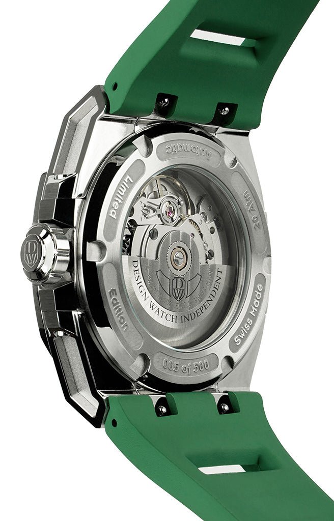 DWISS M3S Swiss Automatic Green Limited Edition* angled shot picture