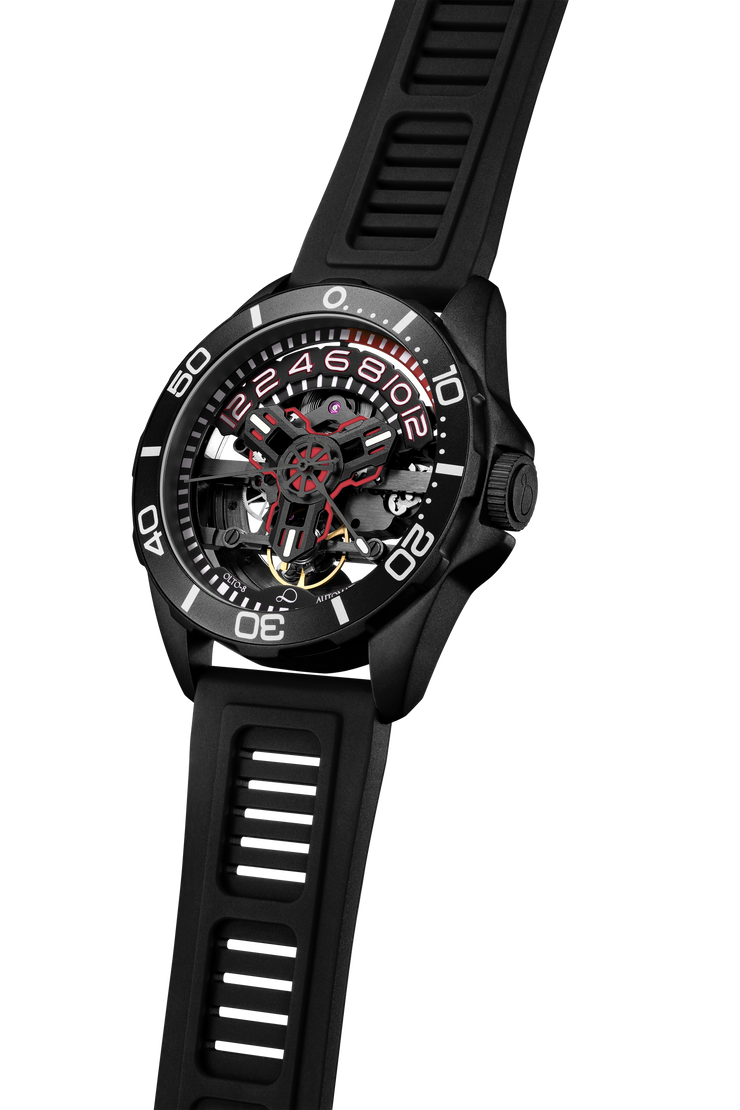 OLTO-8 Tide X Diving Automatic Rust Red