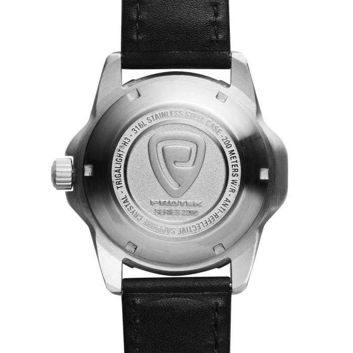 ProTek Steel Dive PT2207 Automatic Light Blue angled shot picture