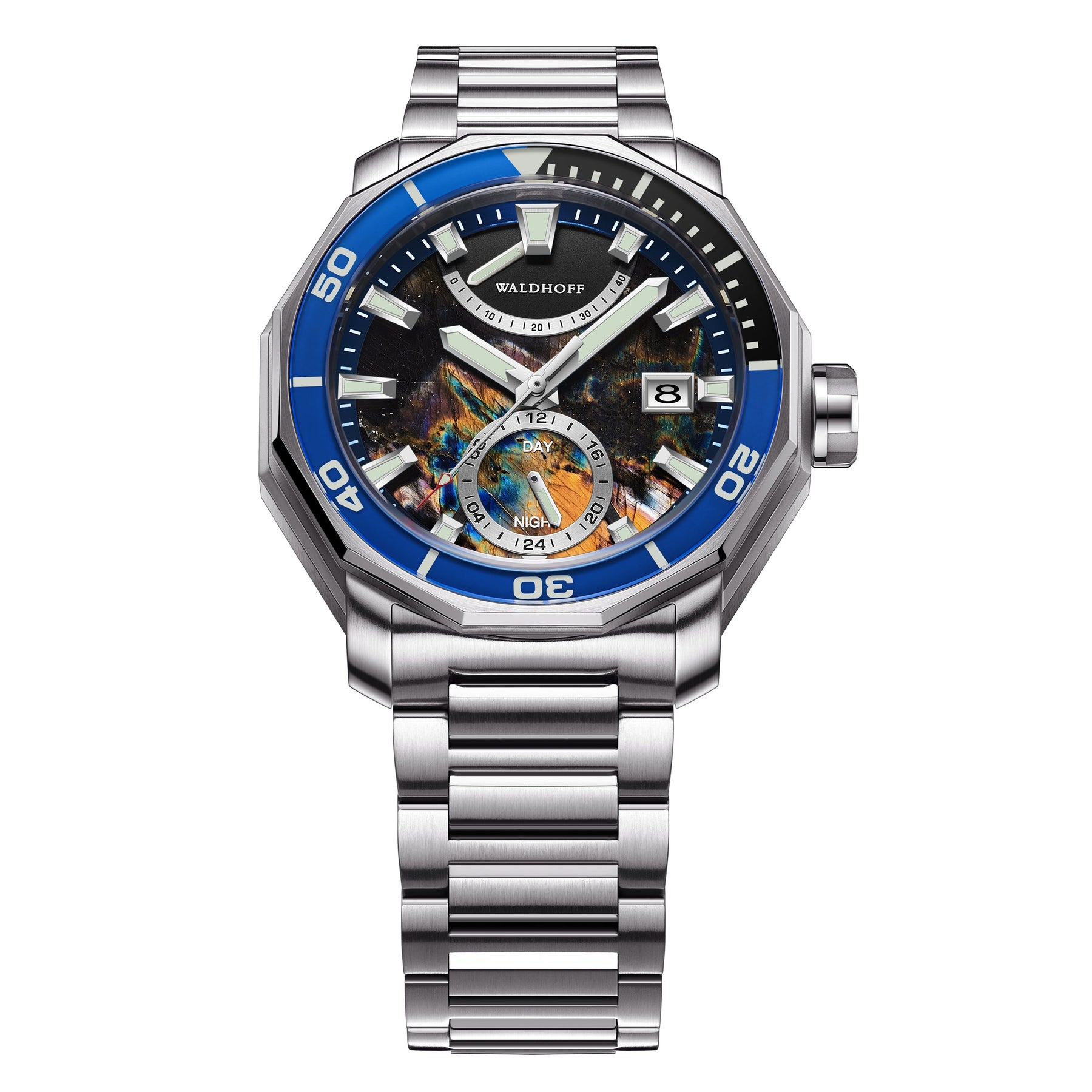 コリンシアン・ワールドグレイツ・バルデラマ Manufaktur Waldhoff Seawolf II Automatic Labradorite SS – Watches.com