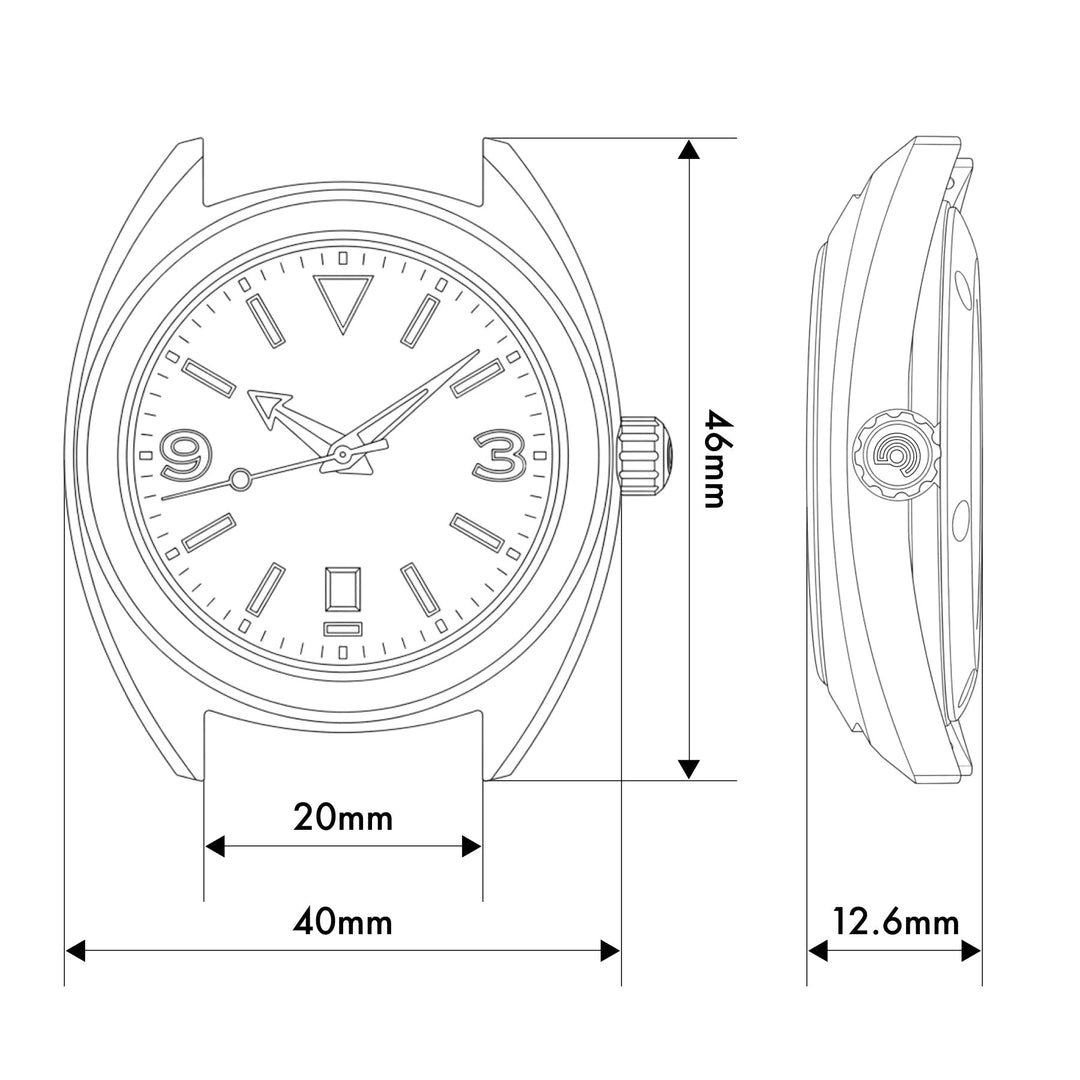 Ocean Crawler Field Crawler Automatic Pink Limited Edition
