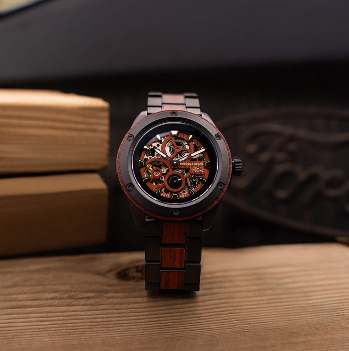 Original Grain Ford Heritage Rugged Automatic 44mm angled shot picture