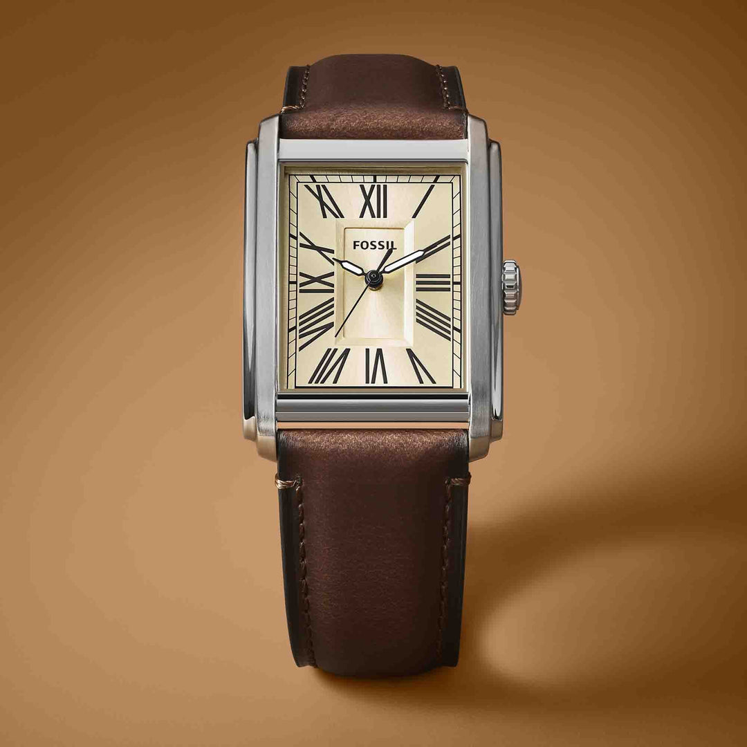 Fossil Carraway Cream Brown | Watches.com display picture 2