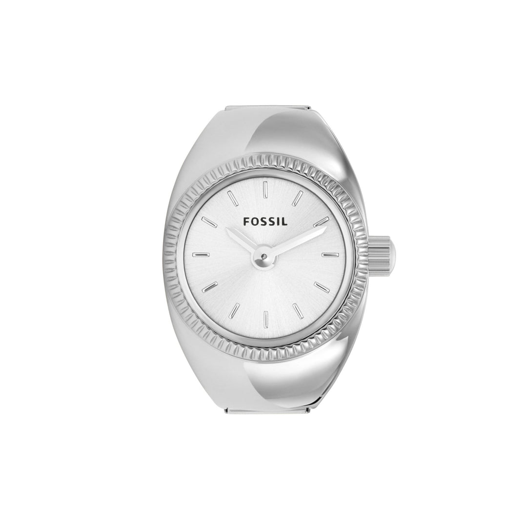 美品　FOSSILリングウォッチ　シルバー Fossil Watch Ring Two-Hand Silver SS | Watches.com