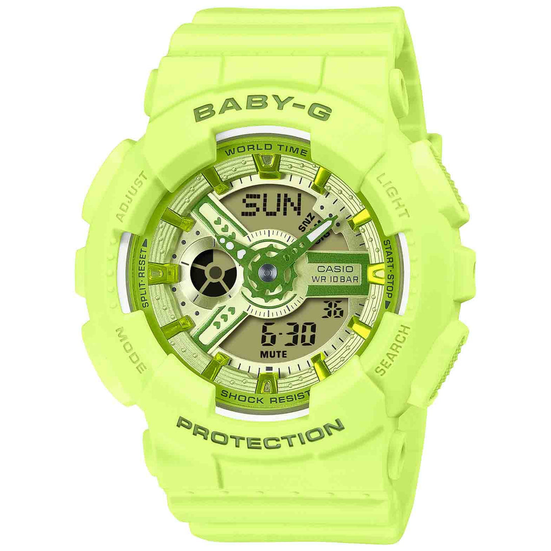 時計 BABY-G G-Shock BA-110 Y2K Baby-G Ana-Digi Yellow | Watches.com