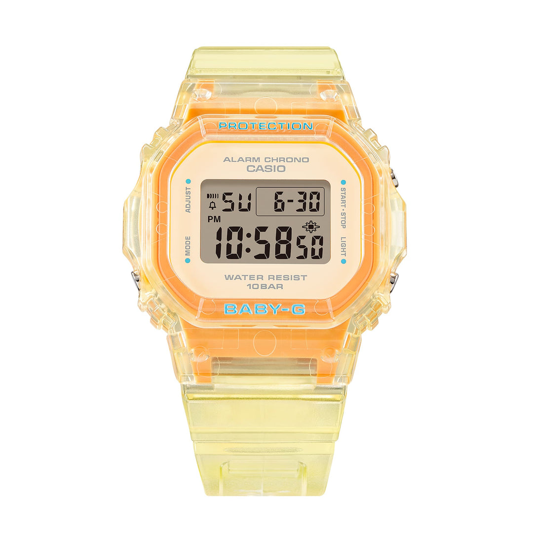 G-Shock BGD565 Digital Summer Jelly Yellow | Watches.com